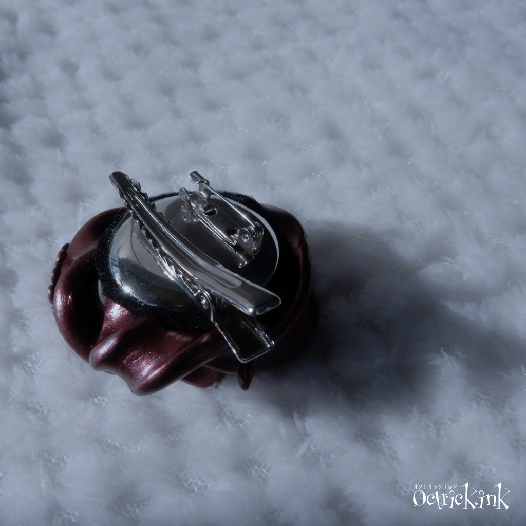 <22051>【One-of-a-kind]】KRAKEN Deep sea Яose Brooch 2404