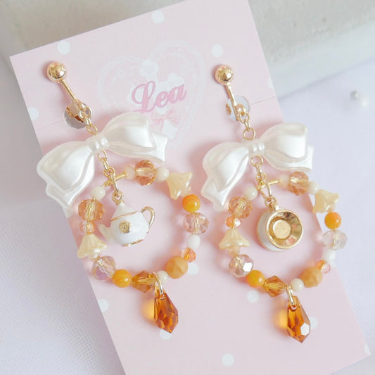 <15022>Tea time (earrings)