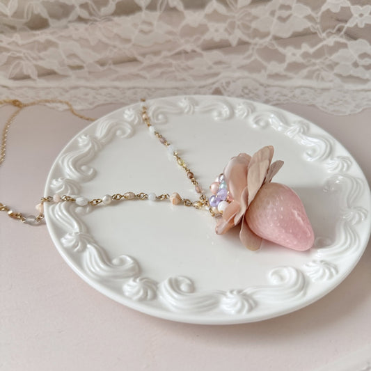 <25036>Strawberry necklace