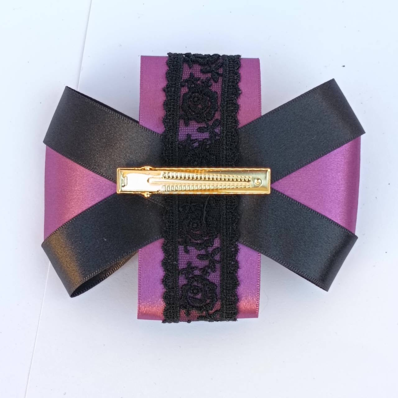 <09025>Ribbon Clip(purple)