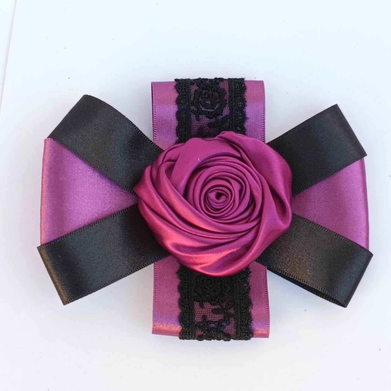 <09025>Ribbon Clip(purple)