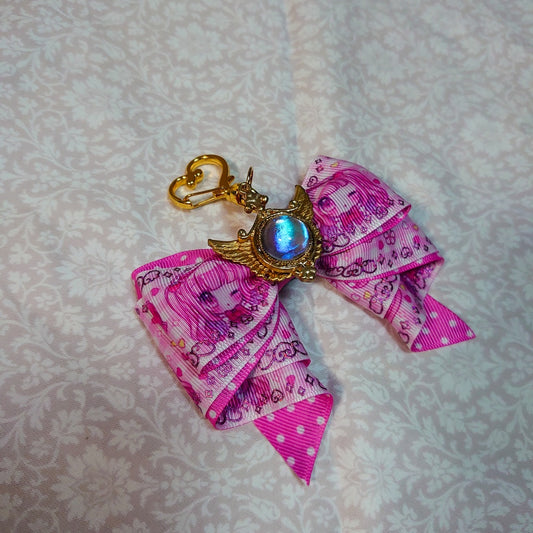 <02045>Morpho butterfly girl ribbon