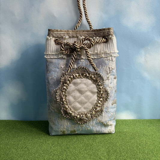 <29011>flame mini bag(pale blue)