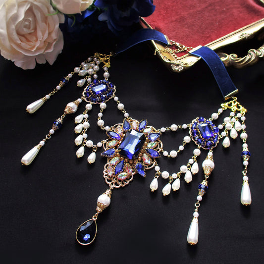 〈26038〉Queen's Necklace(blue)