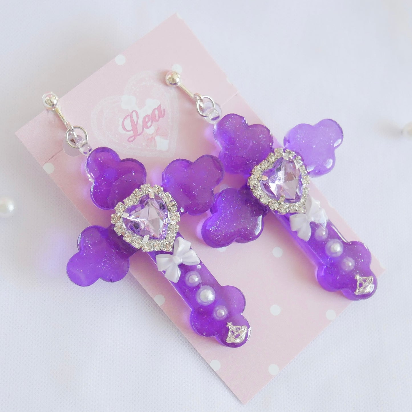 <15020>Cross earrings