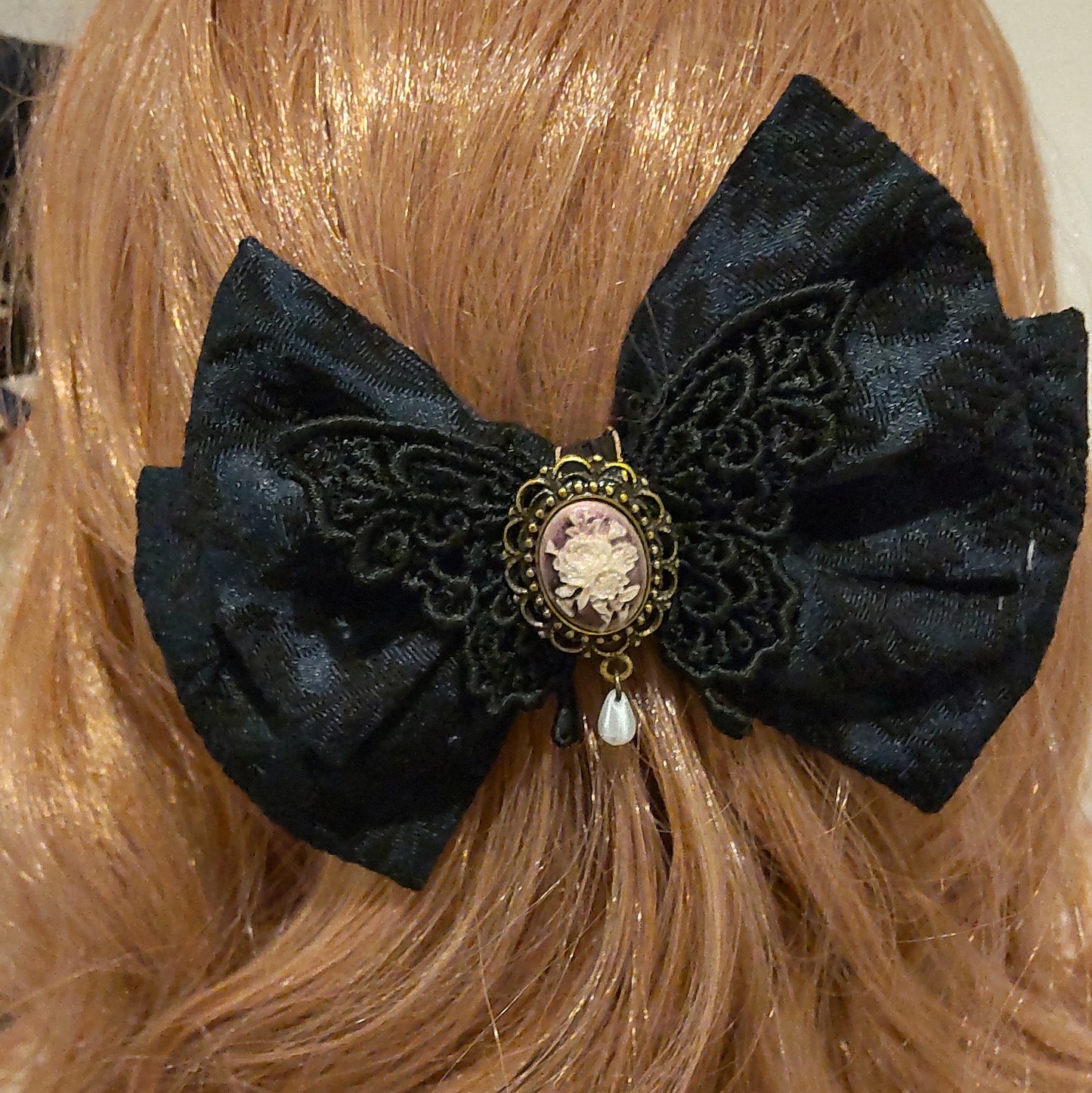 <21041>baroque ribbon clip