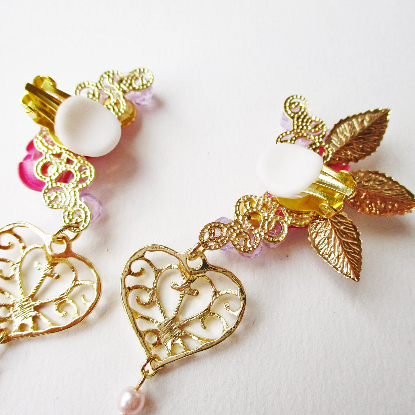 <26008>Sweet Rose clip-on