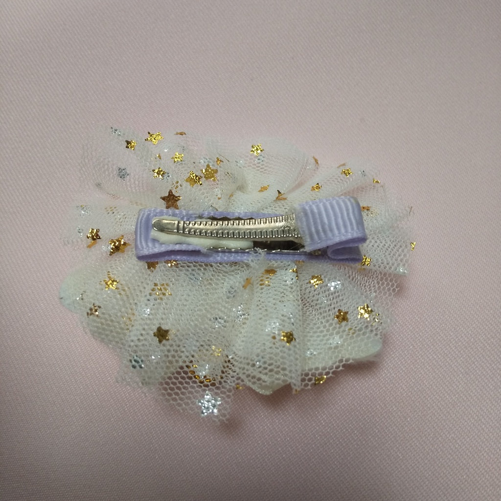 <35075>Twinkle twinkle star hair clip (white wings)