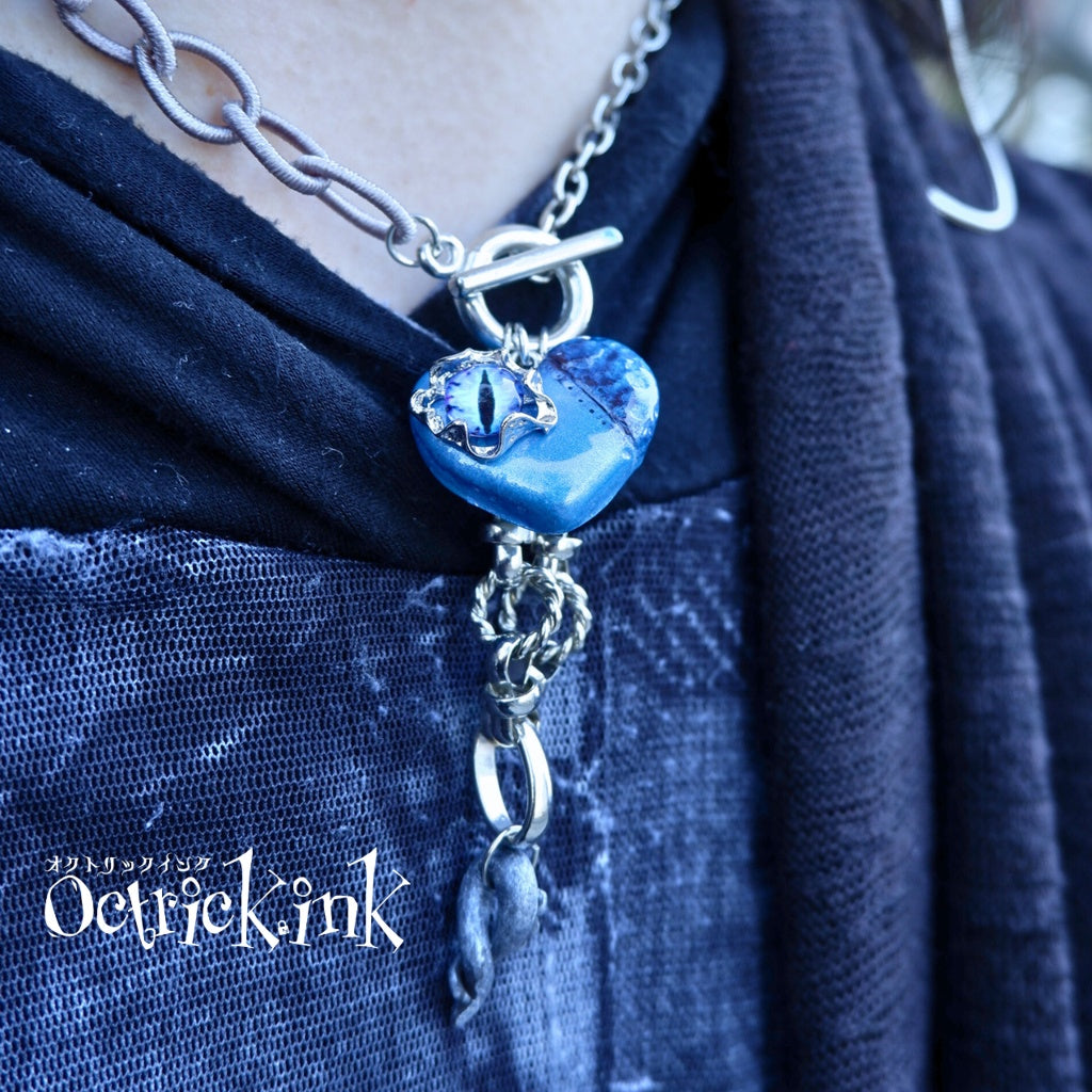 <22029>KRAKEN bubble necklace