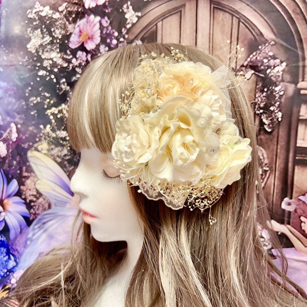 <30006>White Rose corsage A