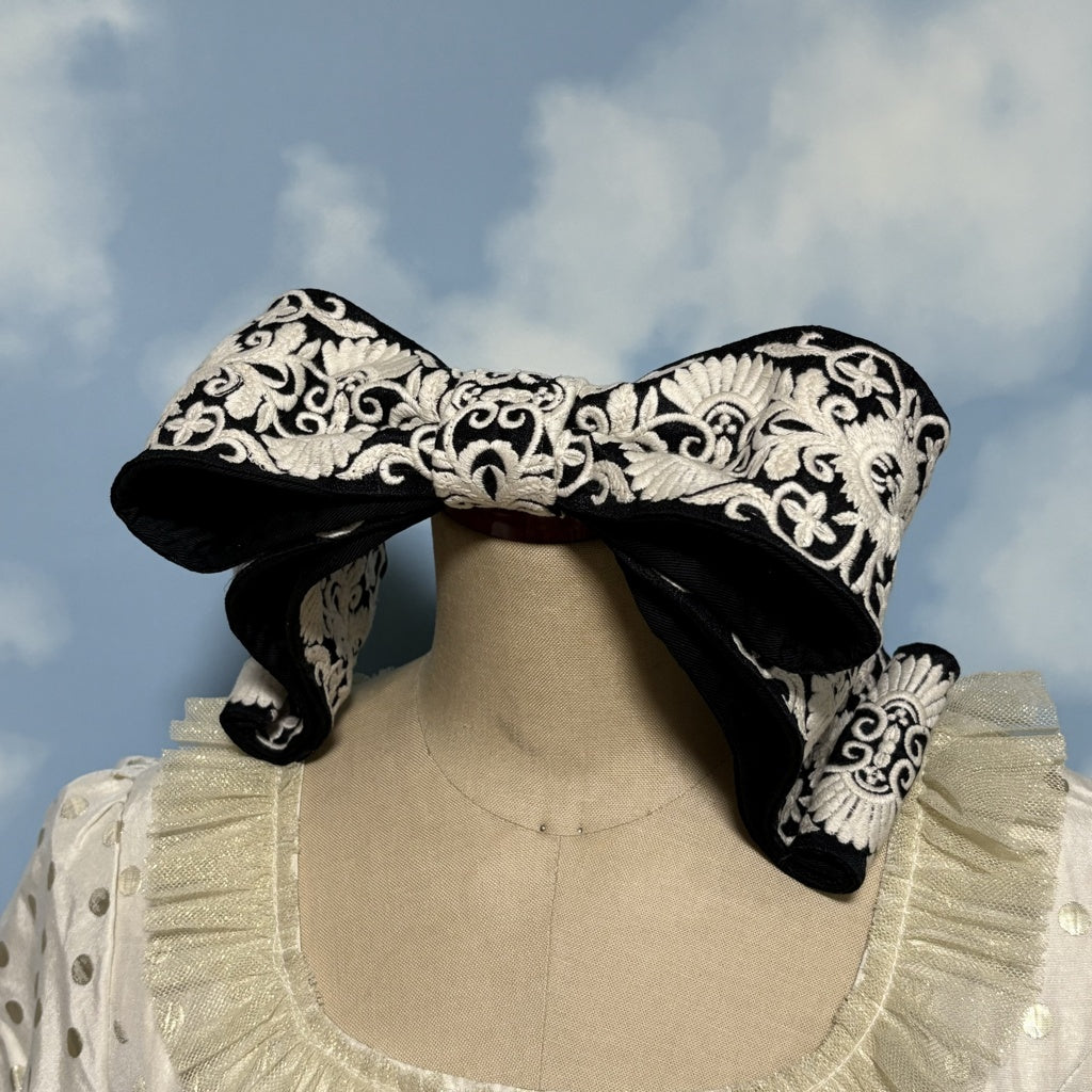 <29022>Ribbon Headband(black)