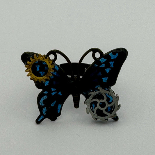 <18079>Butterfly Ring（darkblue）