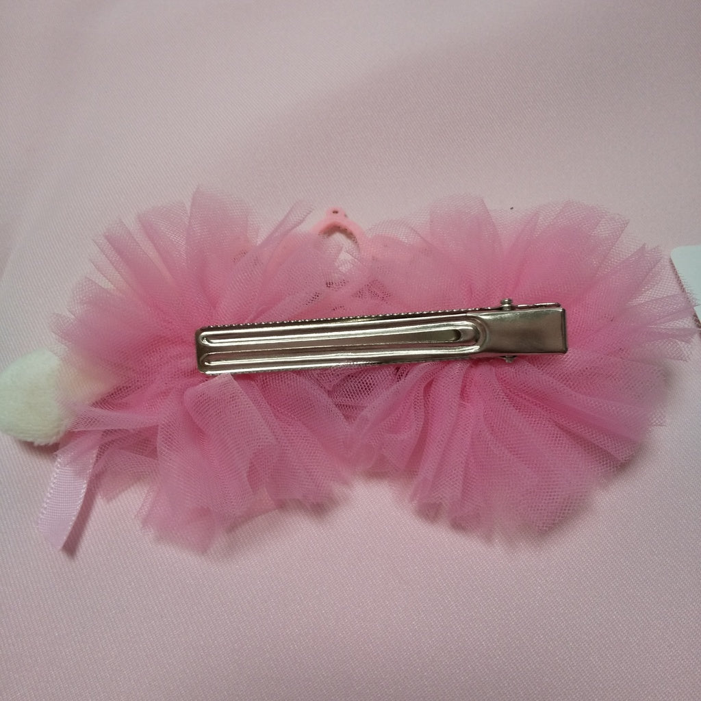 <35017>Tiara hair clip (pink)