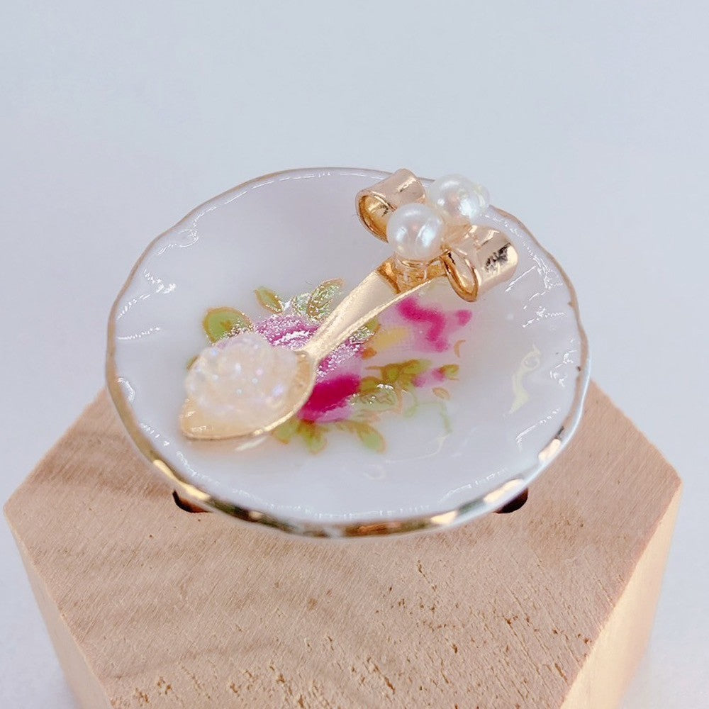 <12042>Rose sugar dish ring