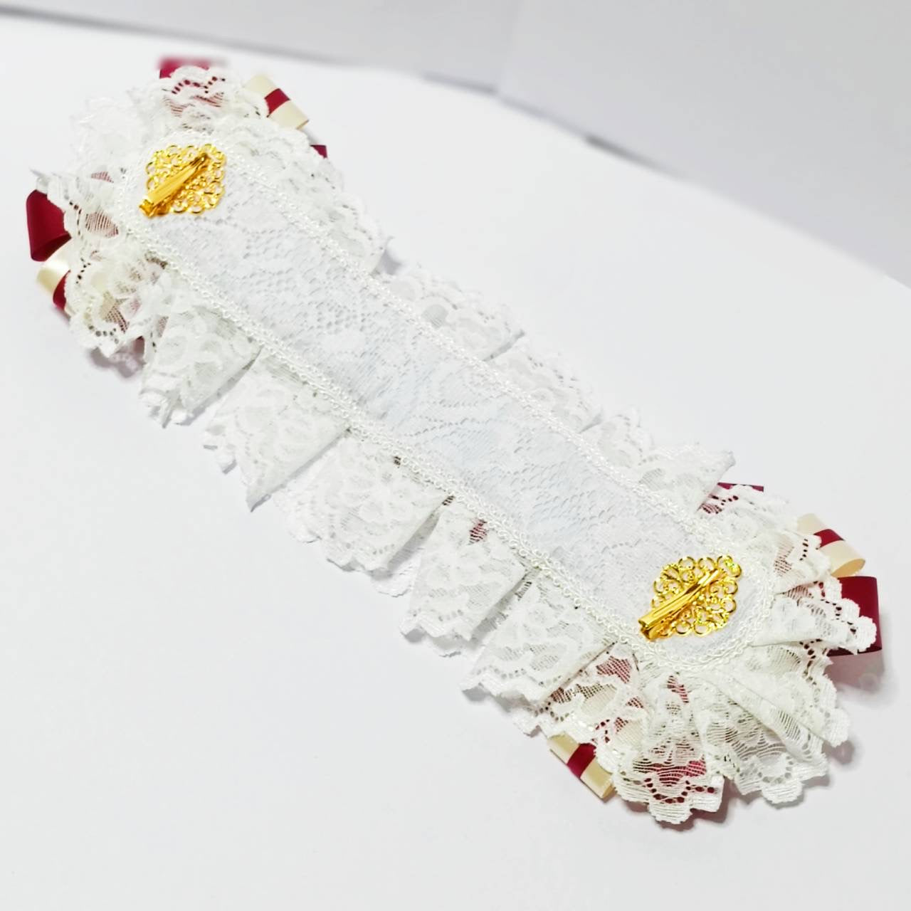 <09033>Headdress(red and white)