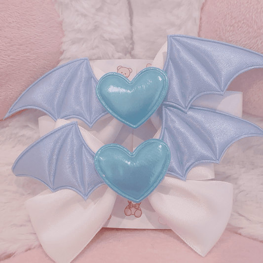 <23013> Little devil ribbon (light blue)