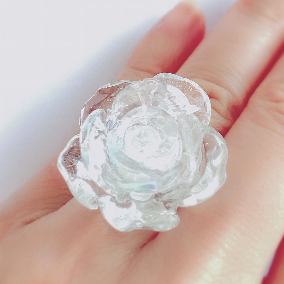 <12023>Ice rose ring