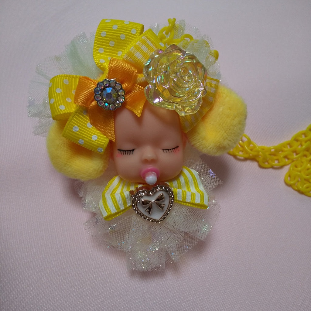 <35029>Baby necklace (yellow)