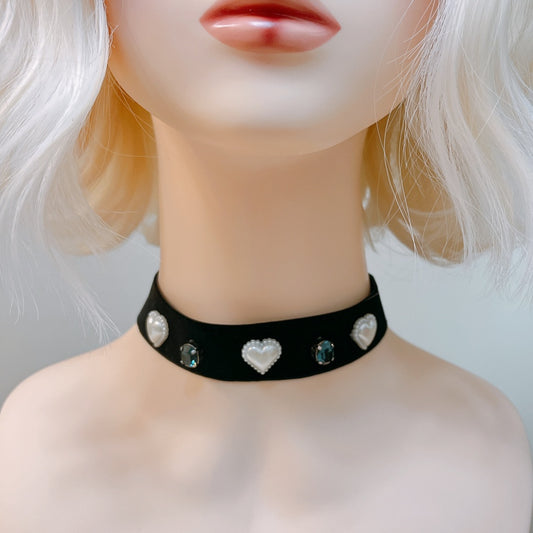 <13060>Pretentious lady's choker（Montana×Blue）