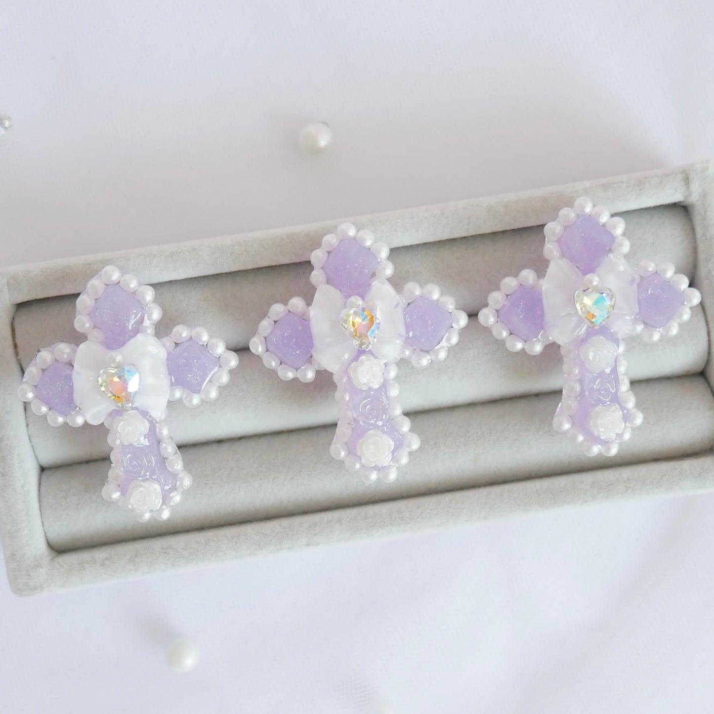 <15004>Cross ring (purple)