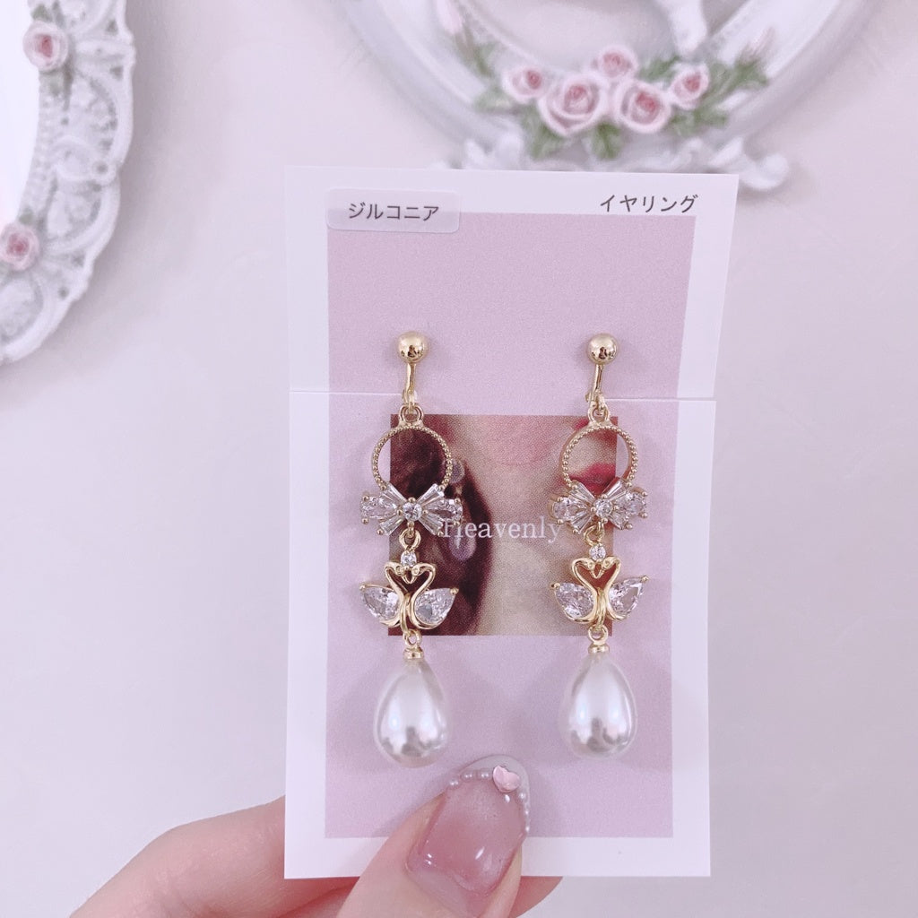 <14098>clip-on earrings40