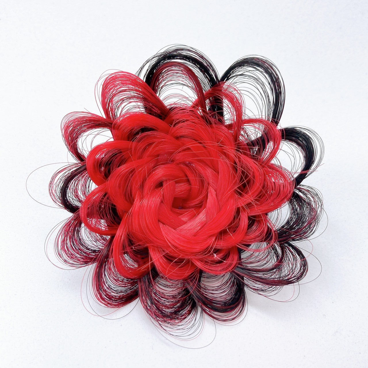 <12064>Hair extension flower clip F