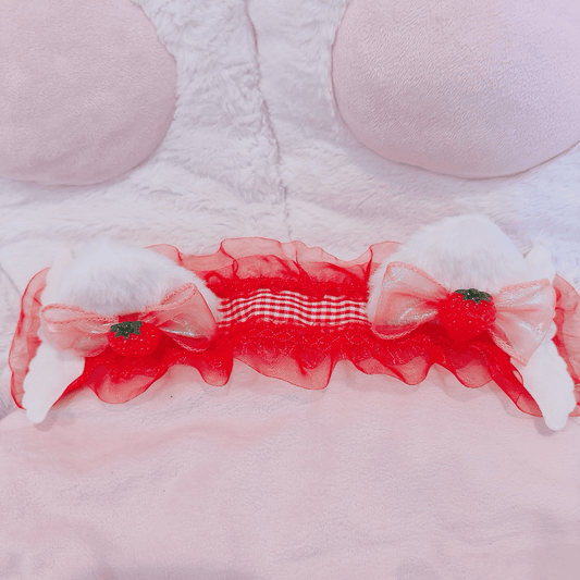 <23037> Cat ear headdress (red)