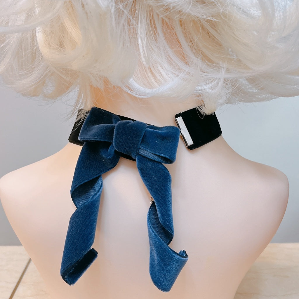 <13060>Pretentious lady's choker（Montana×Blue）