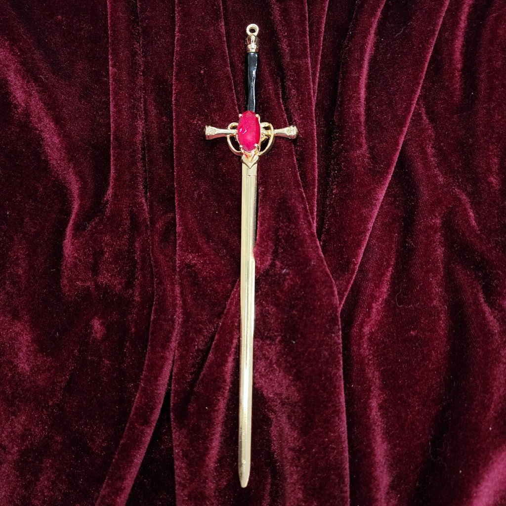 <11007>Fantasy-style sword-like hair pin 10-12