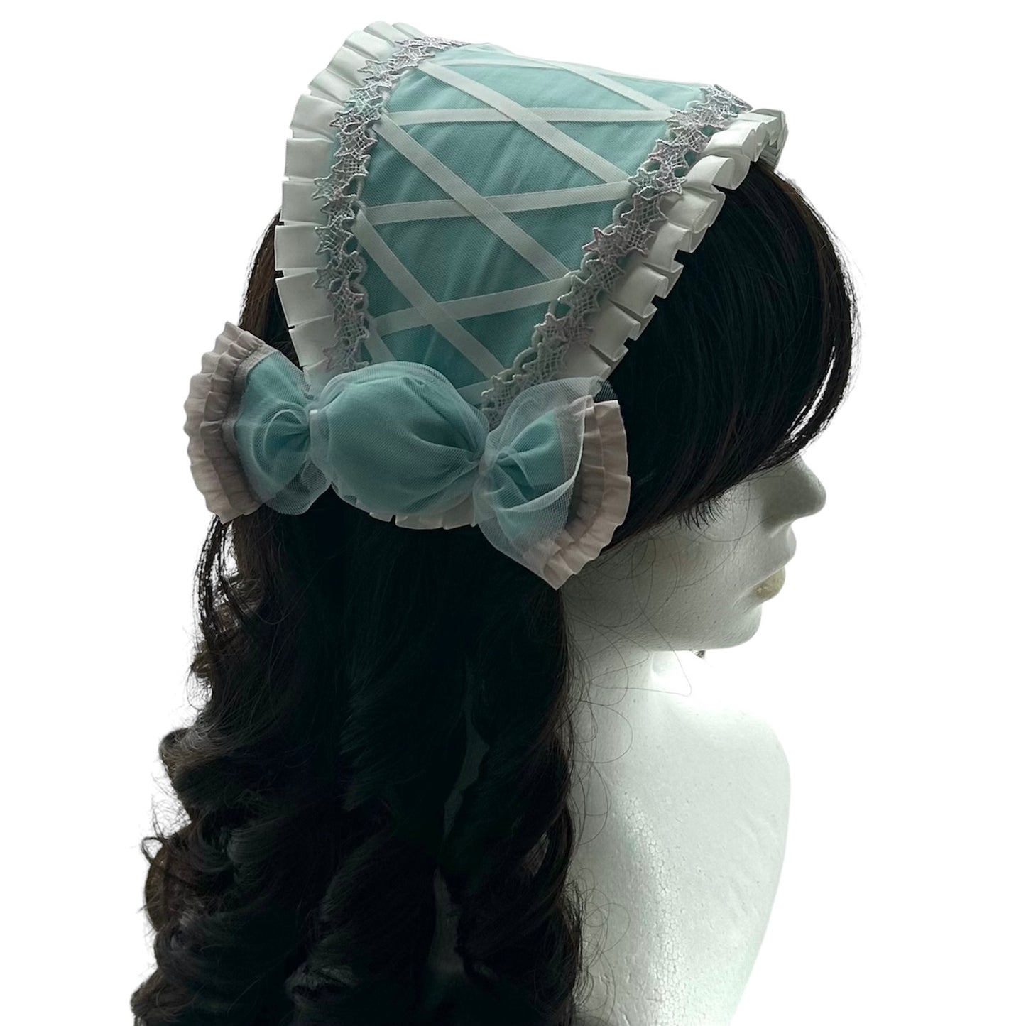 <03016>Headdress: Candy shaped decorations (Light blue)