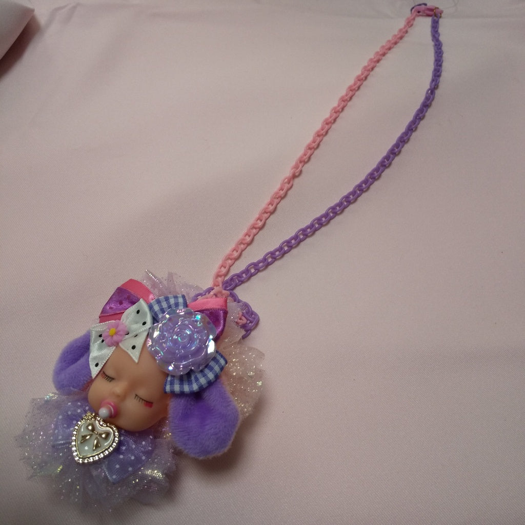 <35031>Baby necklace (purple)