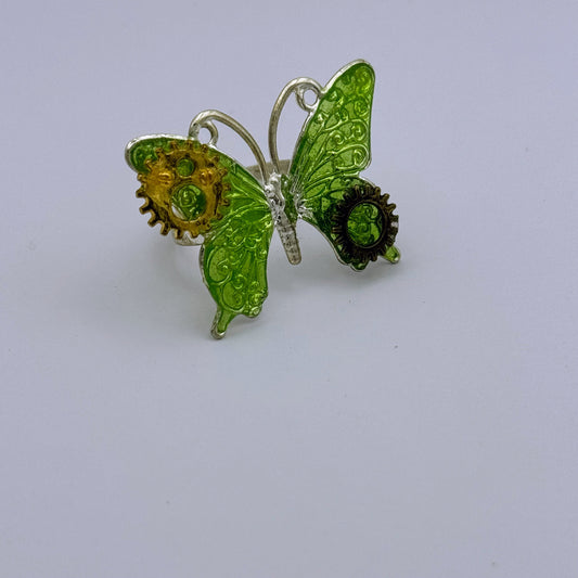 <18073>Butterfly Ring（lightgreen2）