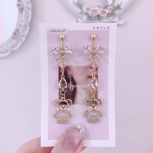 <14112>clip-on earrings54