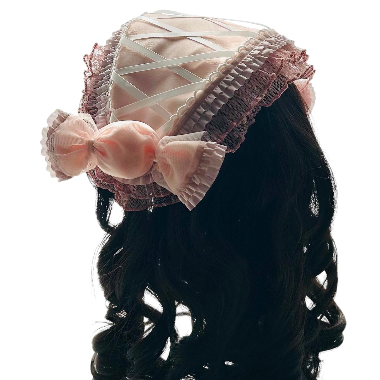 <03015>Headdress: Candy shaped decorations (Baby pink)