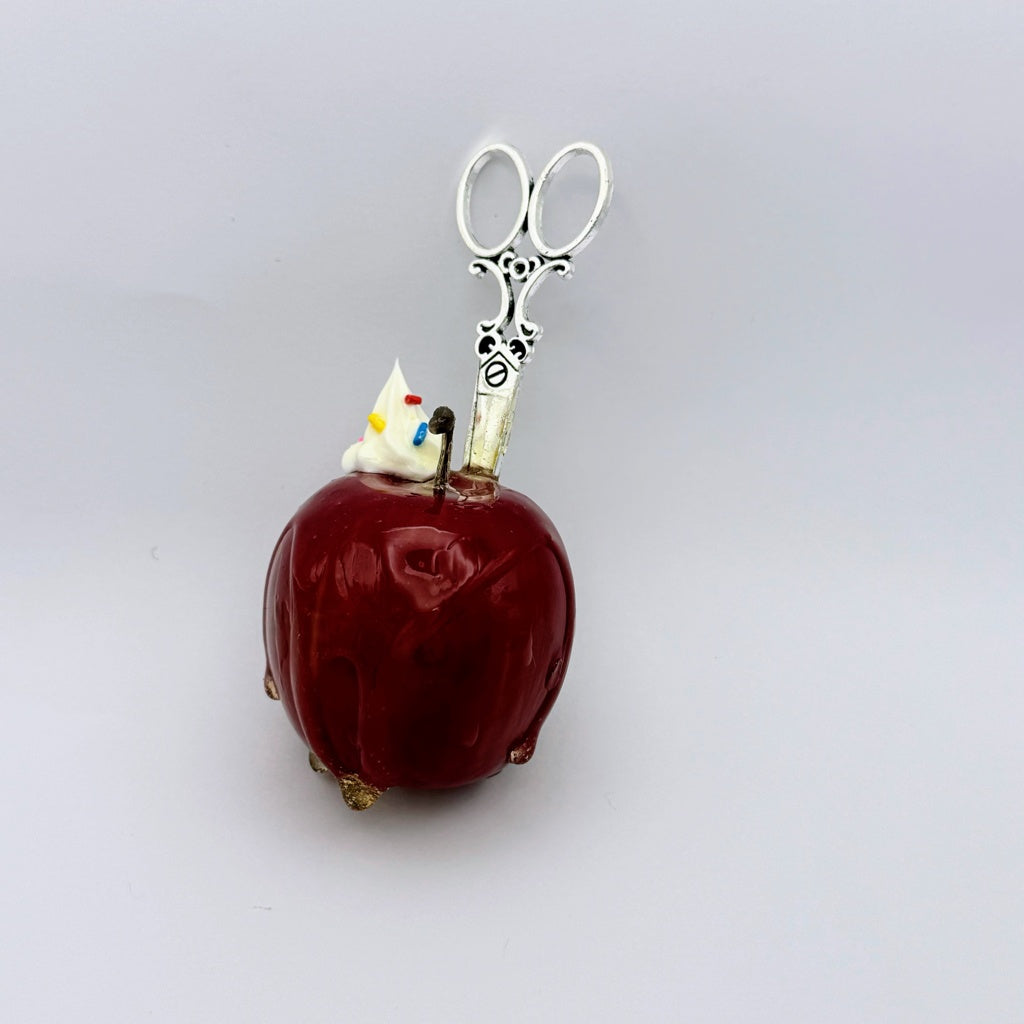 <18038>Honey Apple Necklace (Red× Cream）45ｍｍ