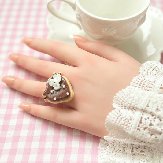 <25049>Cookie ring Chocolate