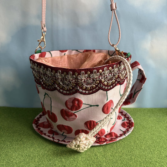 <29004>teacup Bag(cherry)