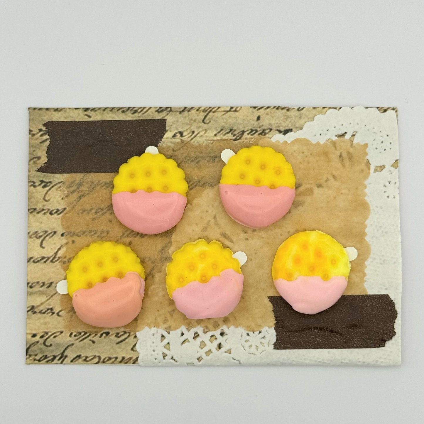 <18006>Wax Seal Sticker Biscuits (strawberry)