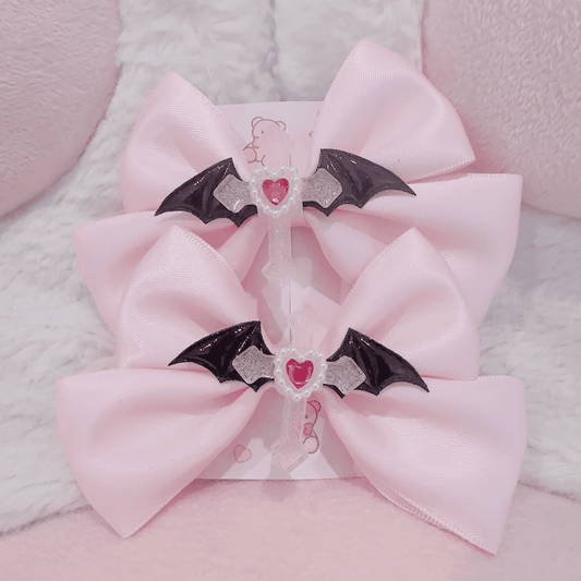 <23010> Cross ribbon (pink)