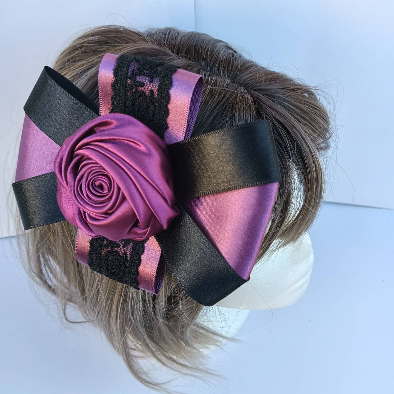 <09025>Ribbon Clip(purple)