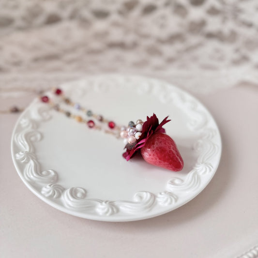 <25030>Strawberry necklace