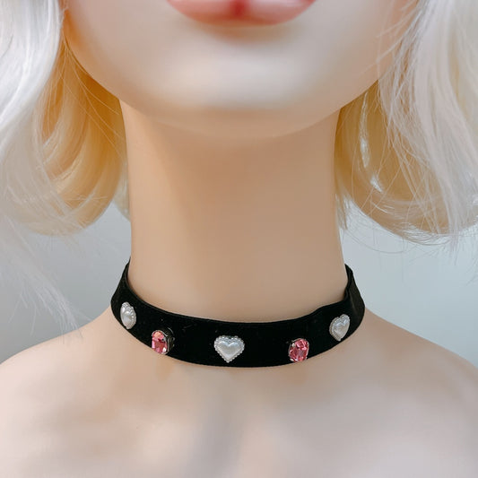 <13059>Pretentious lady's choker（Rose×Red）