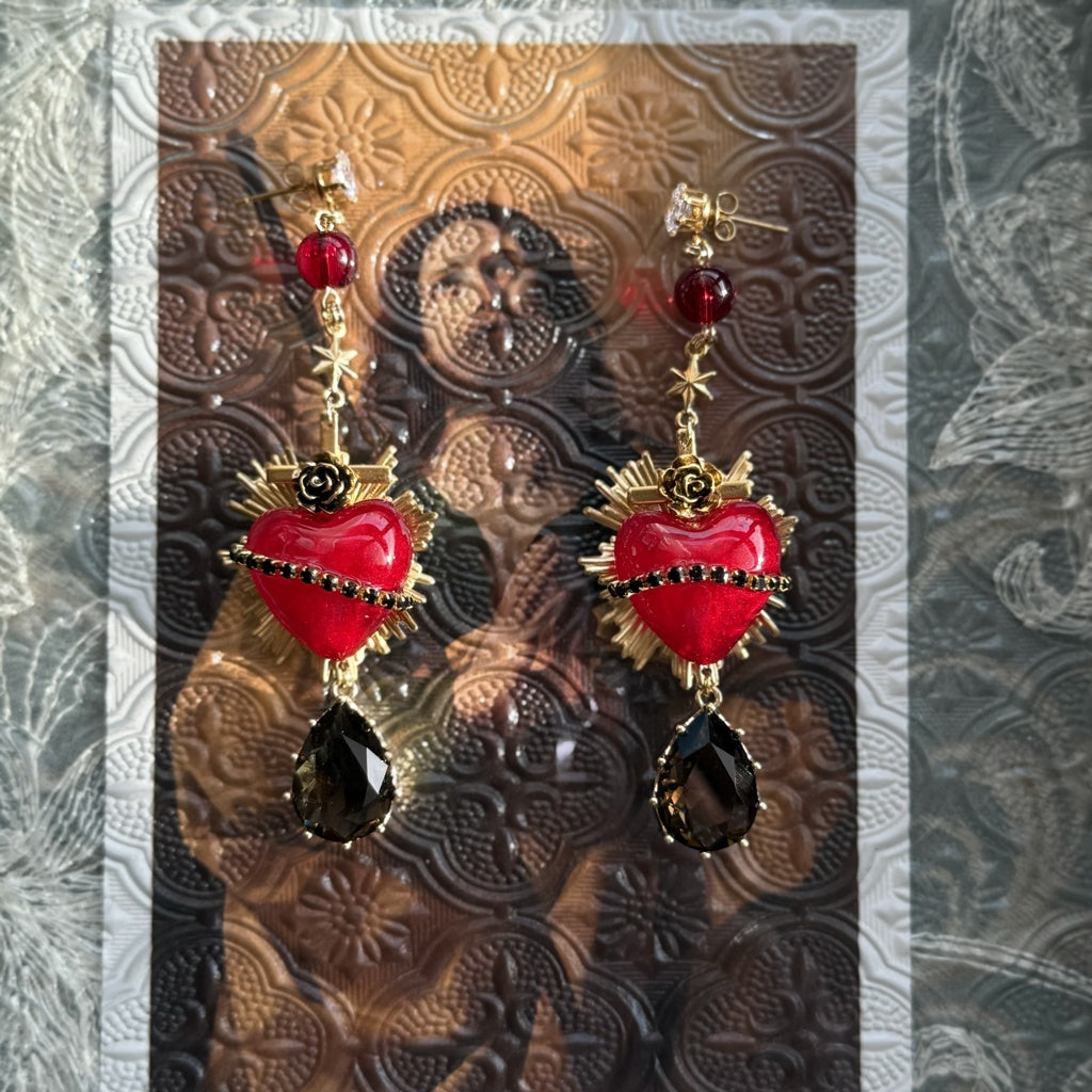 <08023>Pure corazon earrings