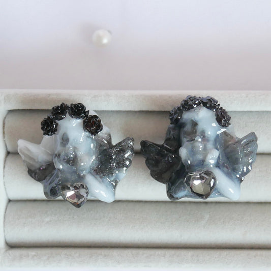 <15007>Gothic angel ring