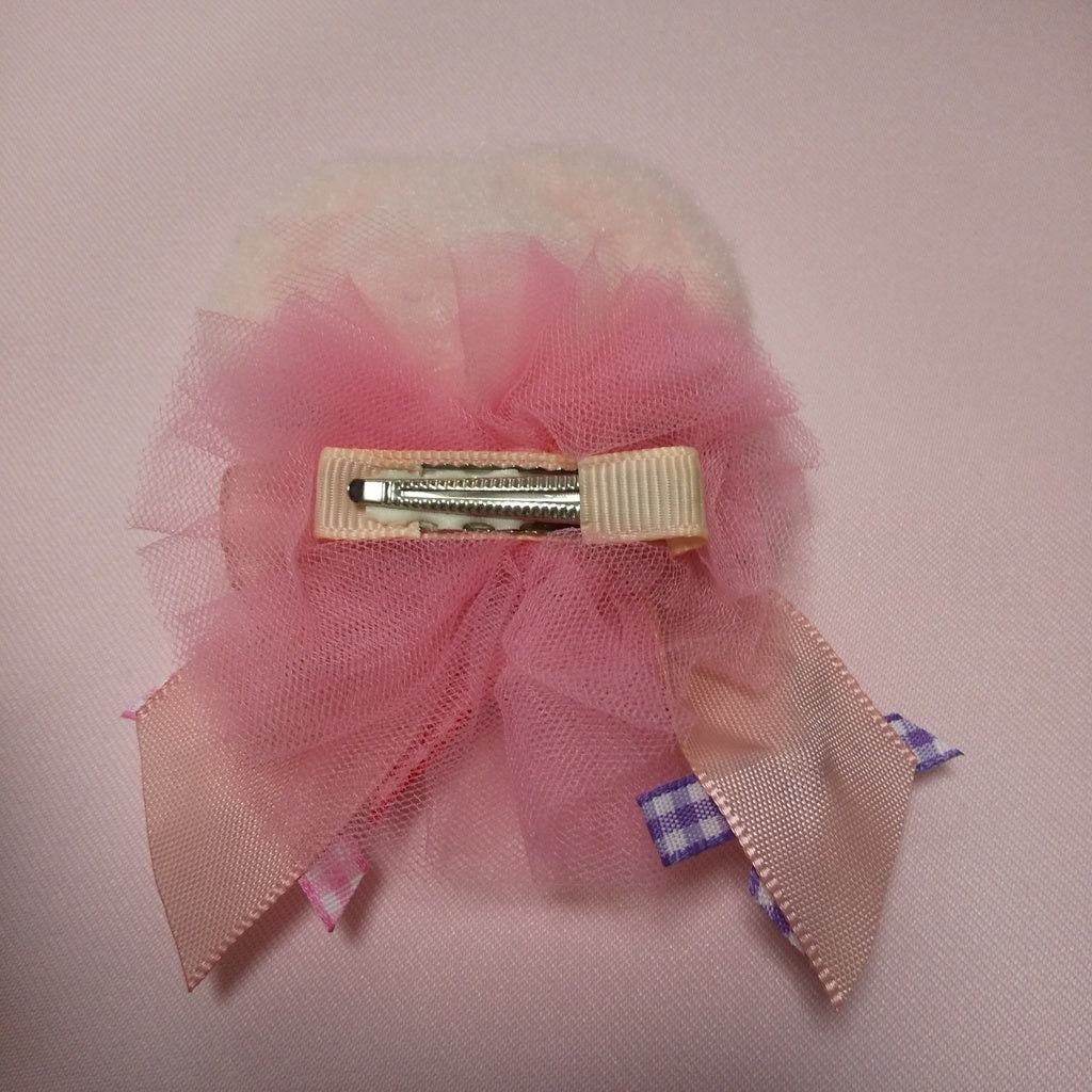 <35047>Lop-eared dog hair clip (pink)