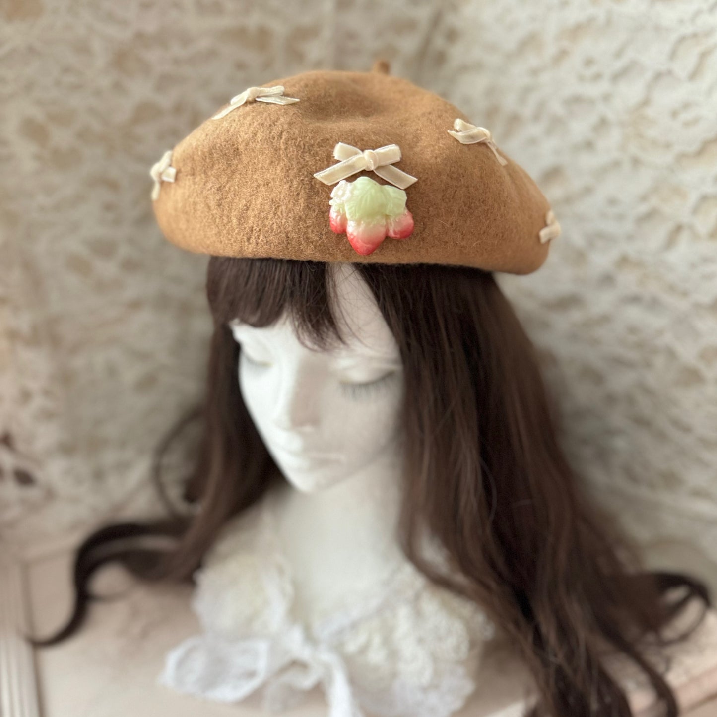 <25057>Beret Beige