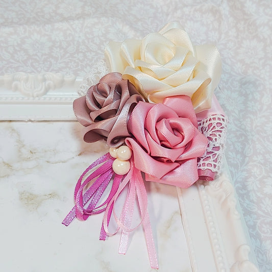 <02029>Totally Rose Corsage (pink)