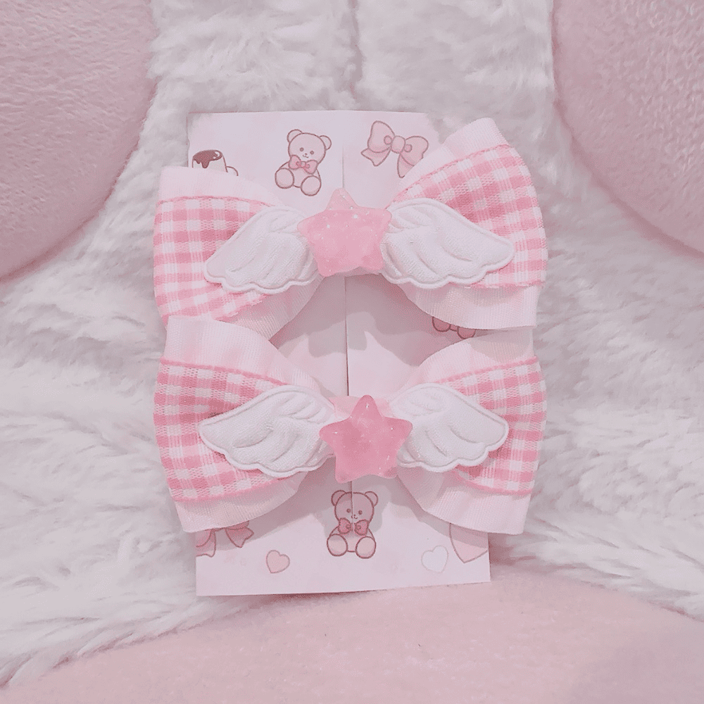 <23006> Ribbon (pink star)