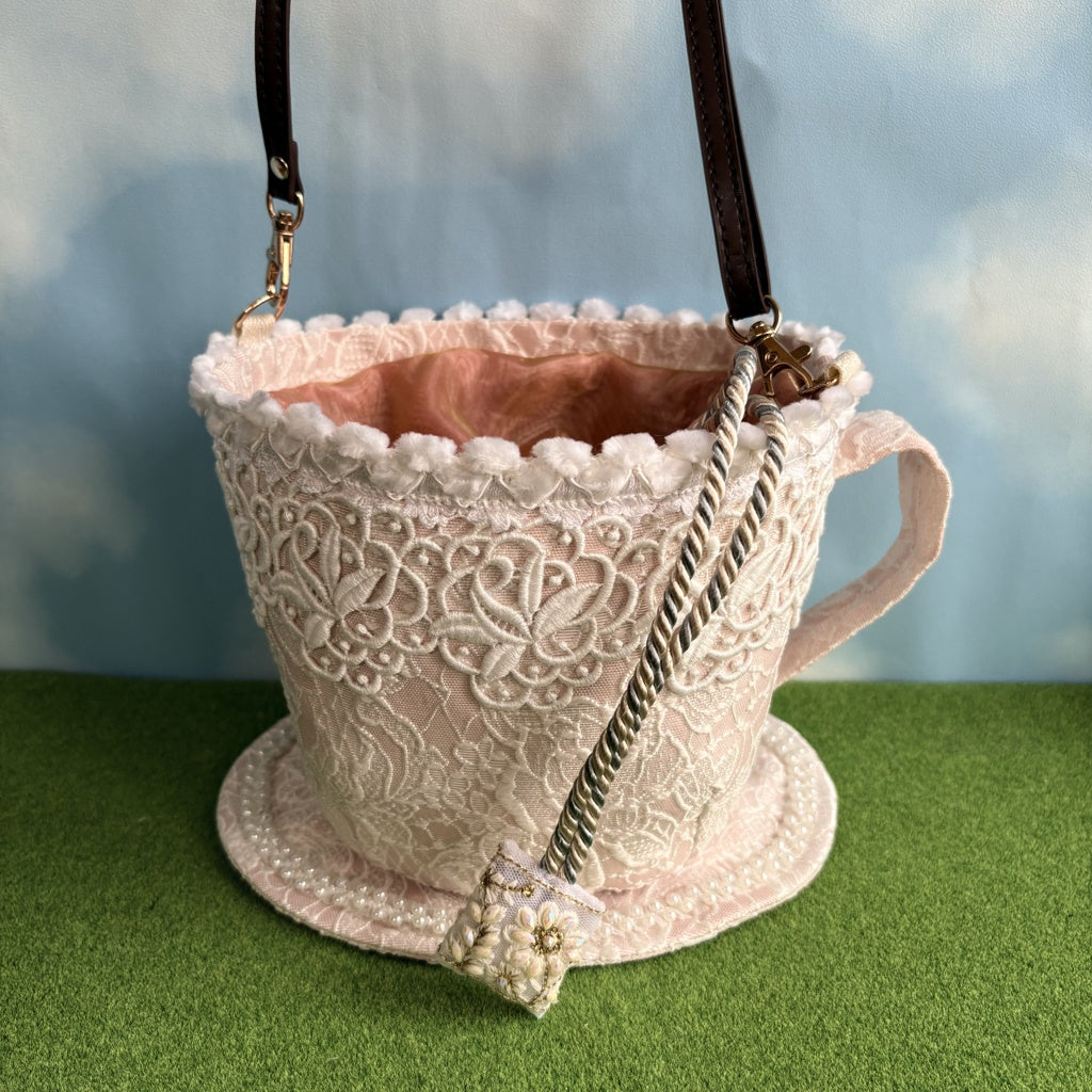 <29005>teacup Bag(pale pink)