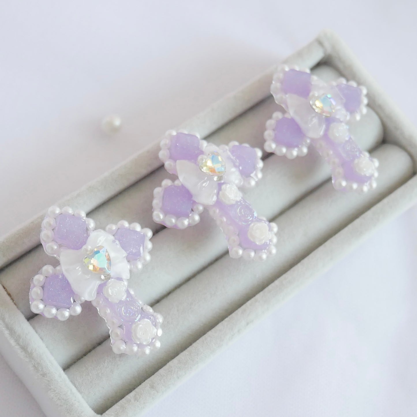 <15004>Cross ring (purple)